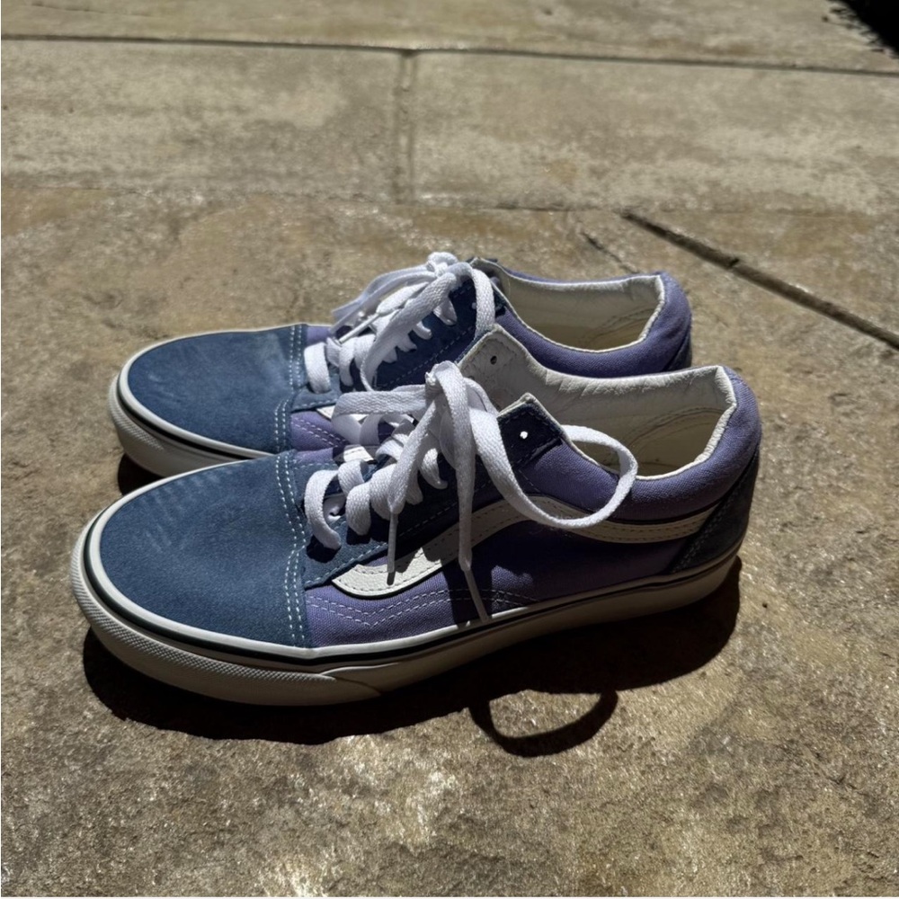 Blue and Purple Vans